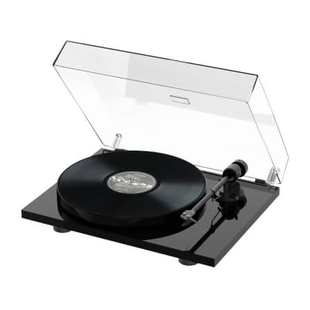 เครื่องเล่นแผ่นเสียง PROJECT : E-1 PHONO (พร้อมหัวเข็ม AUDIO TECHNICA รุ่น AT 3600L) (สีดำ)